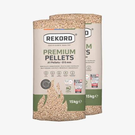 REKORD Pellets A1 ENplus Holzpellets 2 x 15 kg Säcke