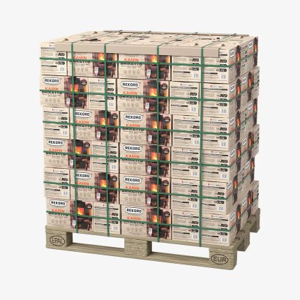 REKORD Braunkohlebriketts 900 kg Palette 90 x 10kg