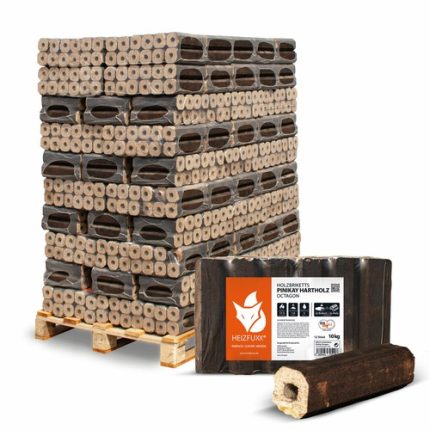 Brennholz Gigant Pini Kay Holzbriketts 960kg Palette 96 Säcke